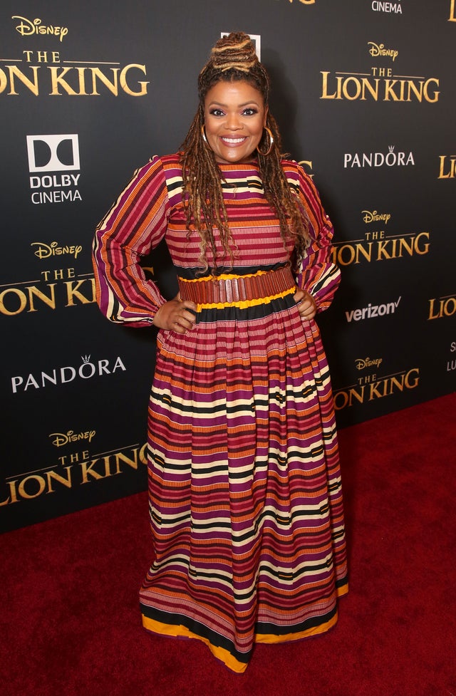 Yvette Nicole Brown at lion king premiere