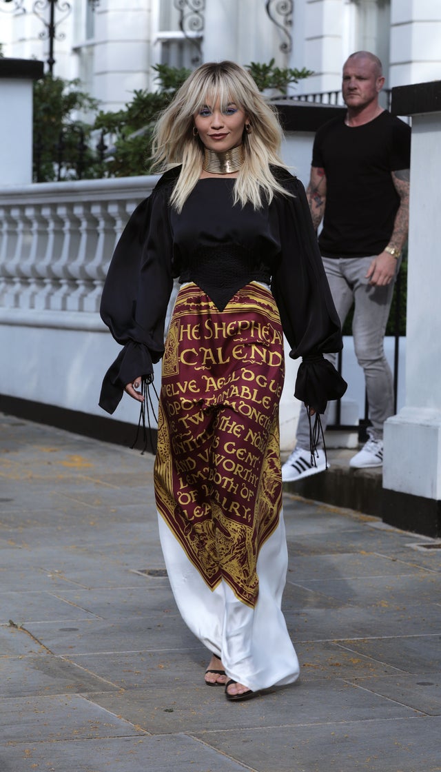 Rita Ora in London for amazon prime day performance