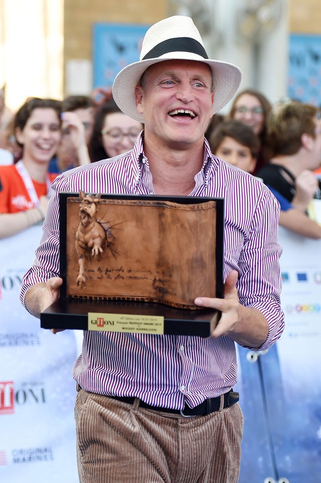 Woody Harrelson receives award in italy