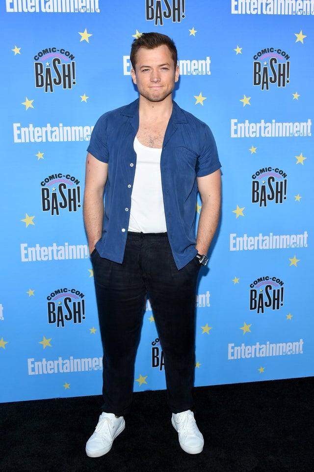 Taron Egerton at 2019 comic-con party