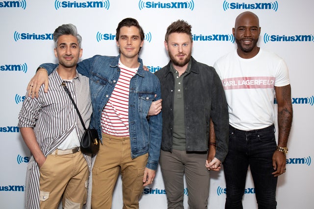 Tan France, Antoni Porowski, Bobby Berk and Karamo Brown at siriusxm