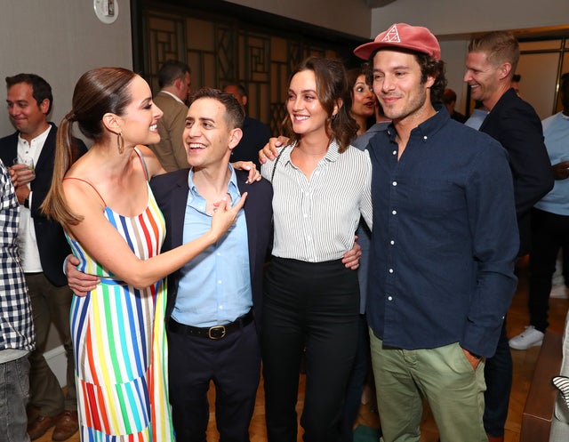 Jackie Seiden, Jason Winer, Leighton Meester and Adam Brody 