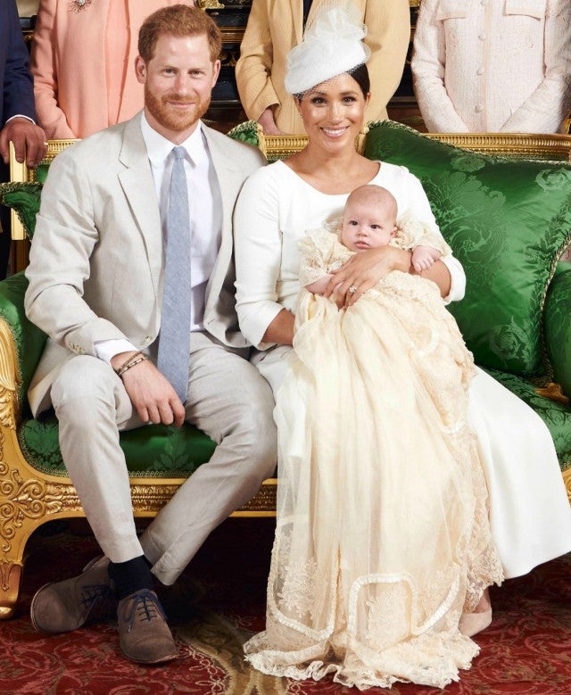 Prince Harry Meghan Markle Archie Christening