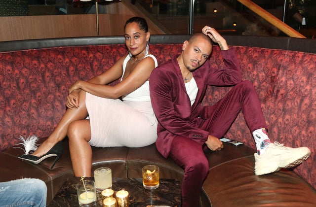 Tracee Ellis Ross and Evan Ross at kevin hart bday