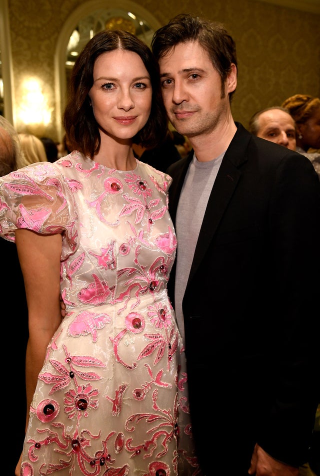 Caitriona Balfe and Tony McGill attends The BAFTA Los Angeles Tea Party at Four Seasons Hotel Los Angeles at Beverly Hills