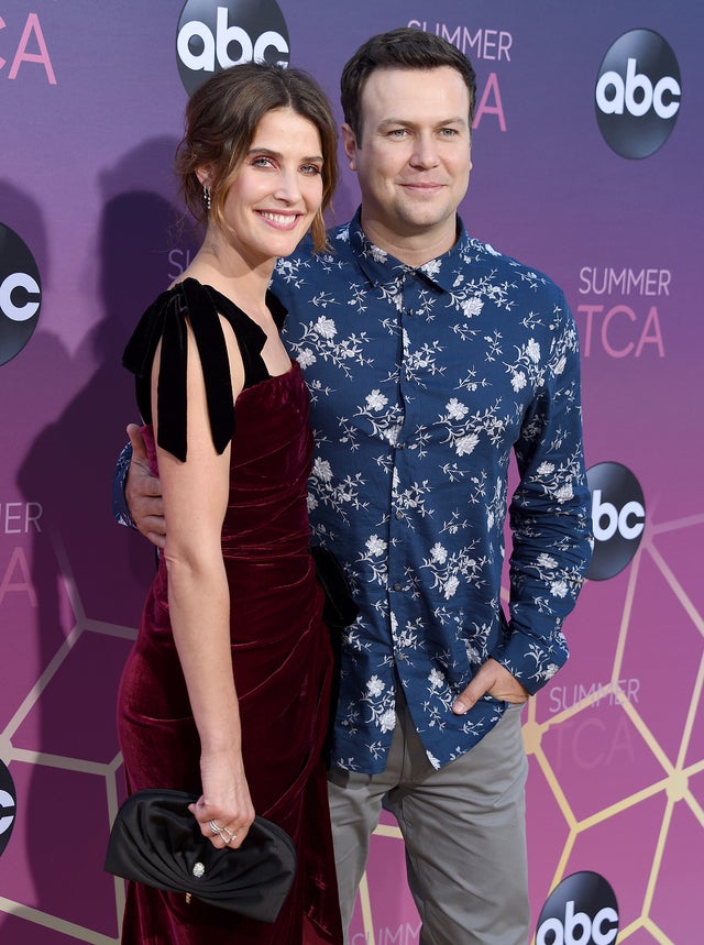 Cobie Smulders and Taran Killam at tca summer press tour