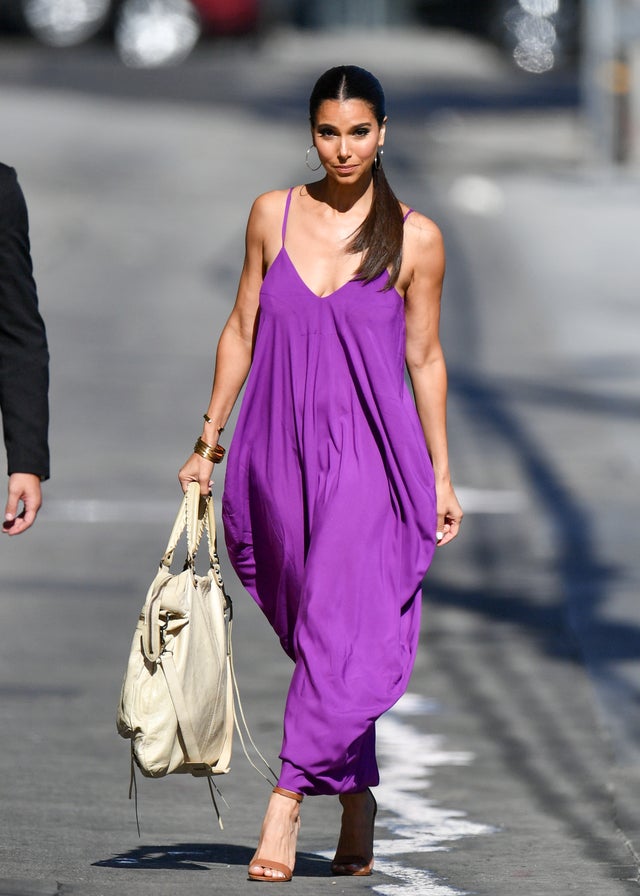 Roselyn Sanchez seen on August 13 in Los Angeles