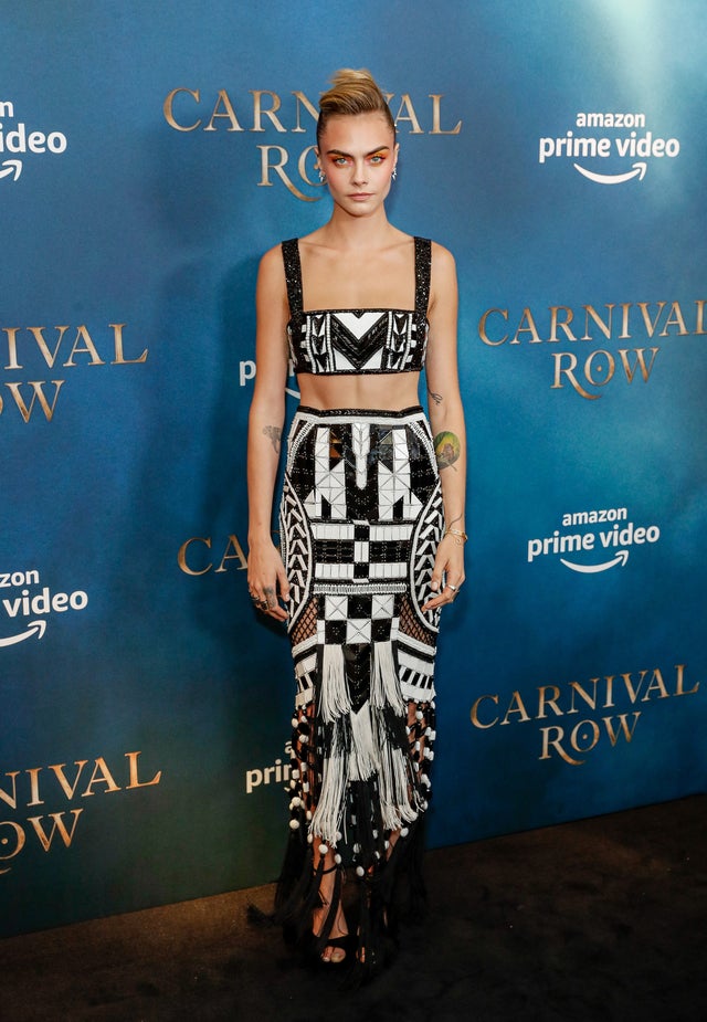 Cara Delevingne at Carnival Row premiere in London