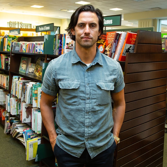 Milo Ventimiglia at barnes & noble