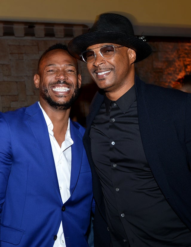Marlon Wayans and Damon Wayans at sextuplets premiere afterparty