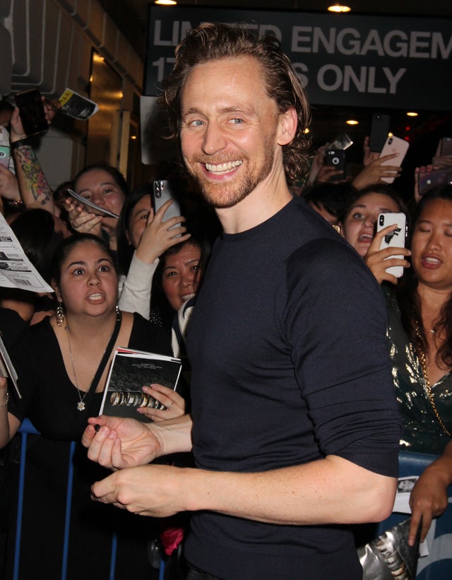 Tom Hiddleston on broadway on aug 14