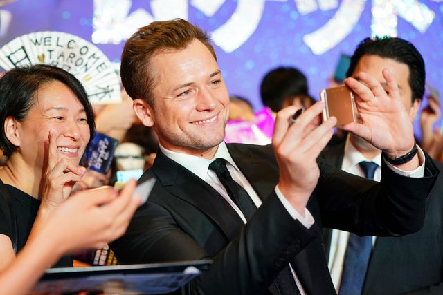 Taron Egerton at japan premiere of rocketman