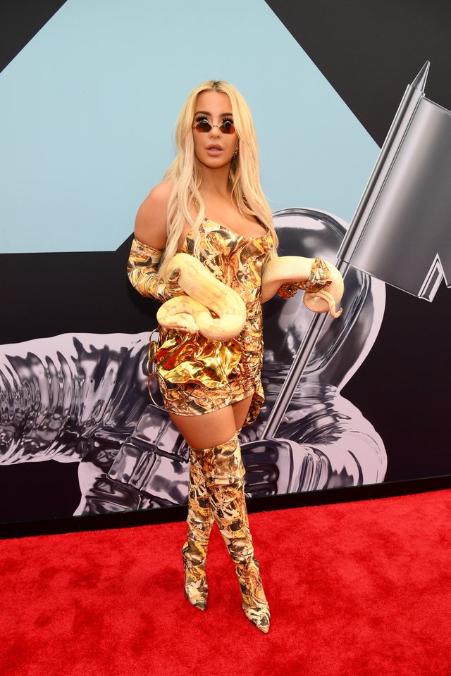 Tana Mongeau at the 2019 MTV Video Music Awards 