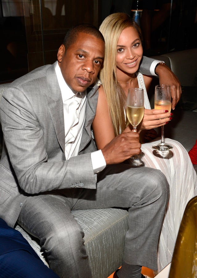 Jay-Z and Beyonce attend The 40/40 Club 10 Year Anniversary Party 