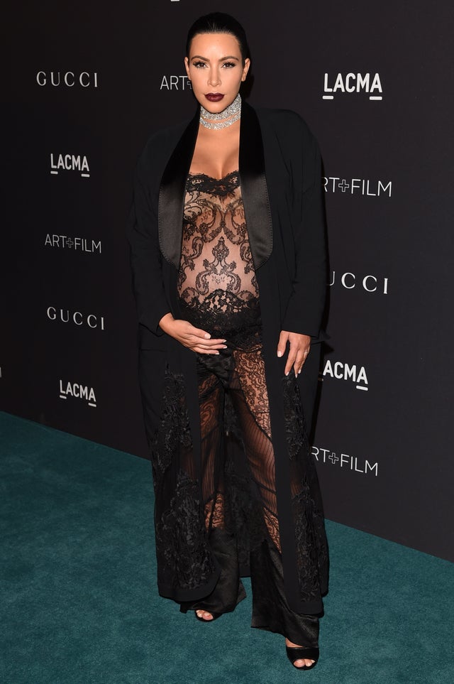 Kim Kardashian at LACMA 2015 Art+Film Gala 