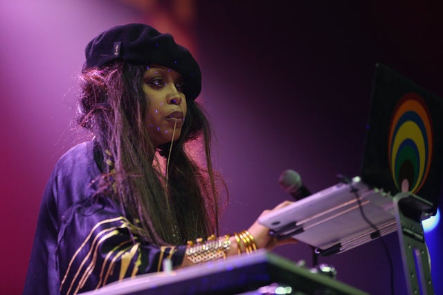 Erykah Badu djing in Texas in 2017