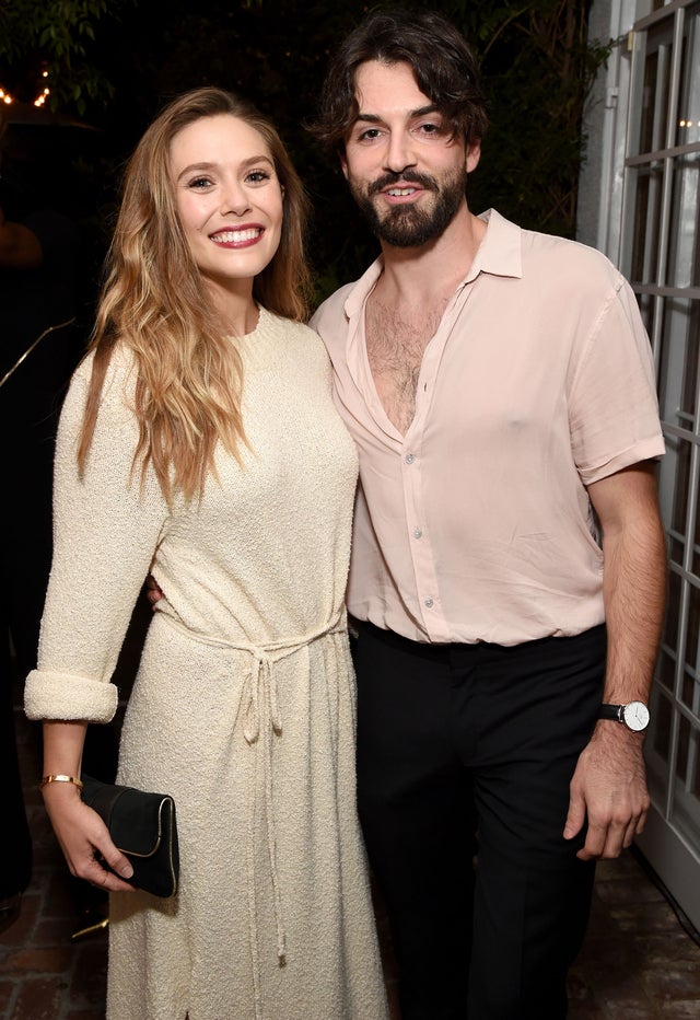 Elizabeth Olsen and Robbie Arnett in 2017