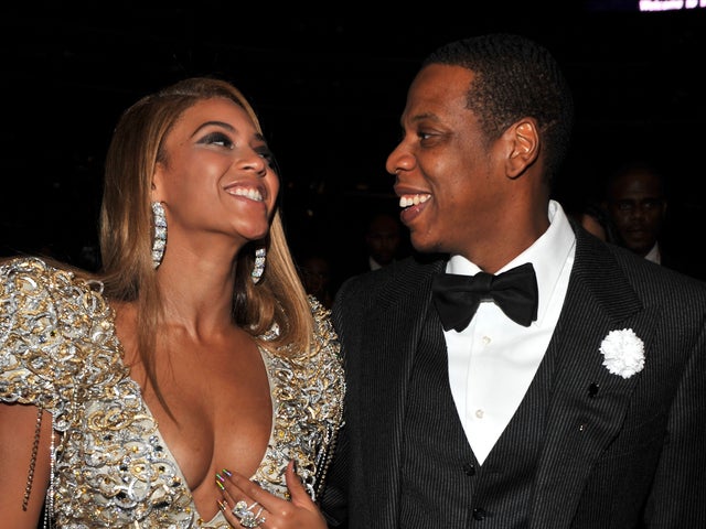 Beyonce and Jay-Z at 2010 grammys