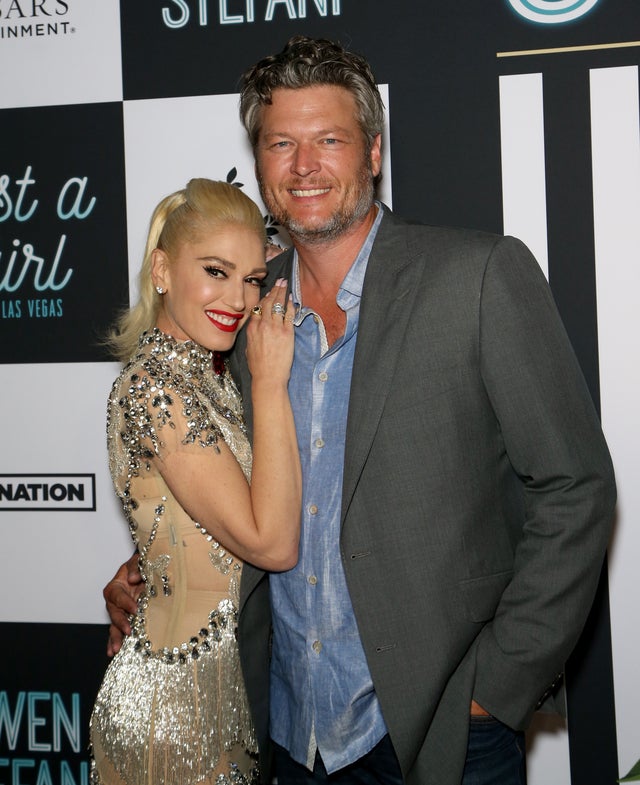 Gwen Stefani and Blake Shelton in Las Vegas in june 2018