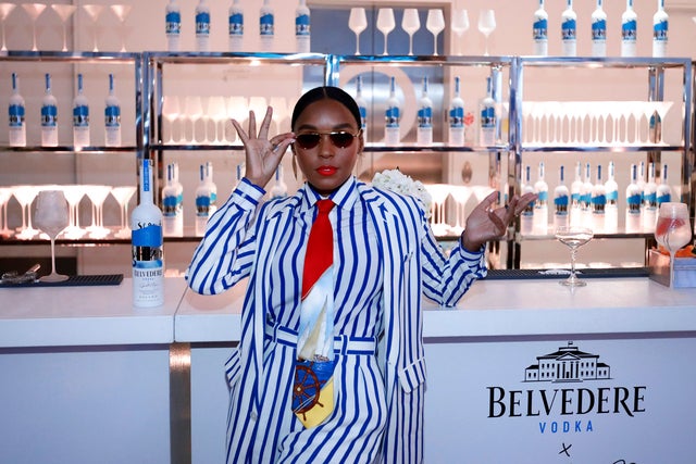 Janelle Monae with Belvedere Vodka in Chicago