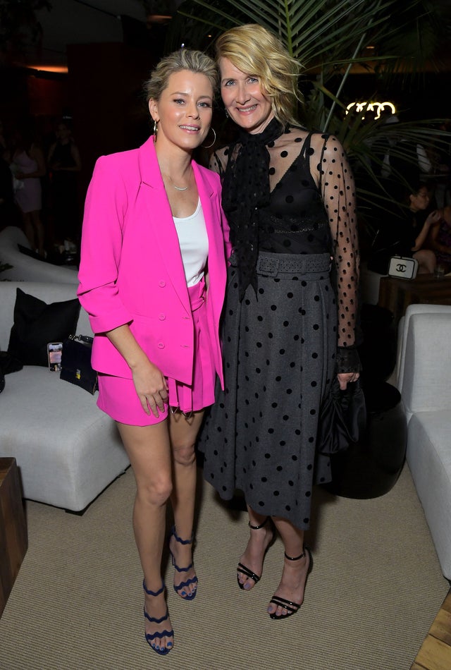 Elizabeth Banks and Laura Dern at emmys party