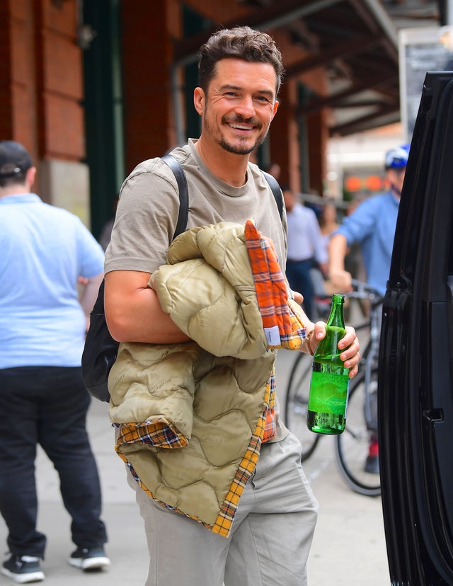 orlando bloom leaves nyc hotel