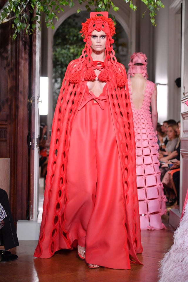 kaia gerber at Valentino