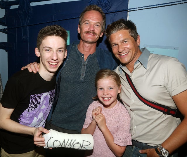 Andrew Barth Feldman, Neil Patrick Harris and David Burtka 