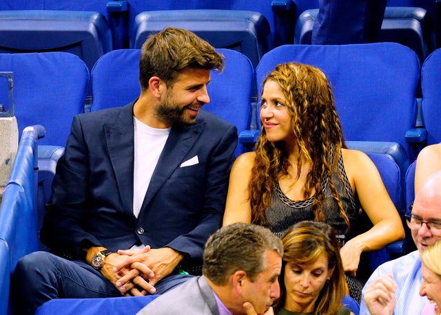 Gerard Pique and Shakira at us open