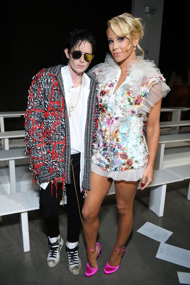 Nats Getty and Gigi Gorgeous at nyfw