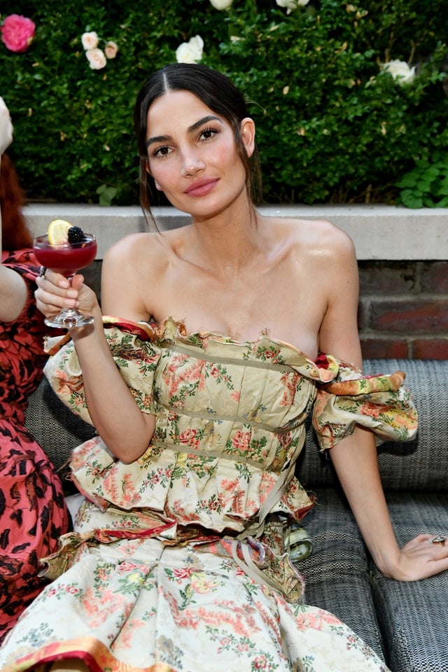 Lily Aldridge at perfume launch party NYFW