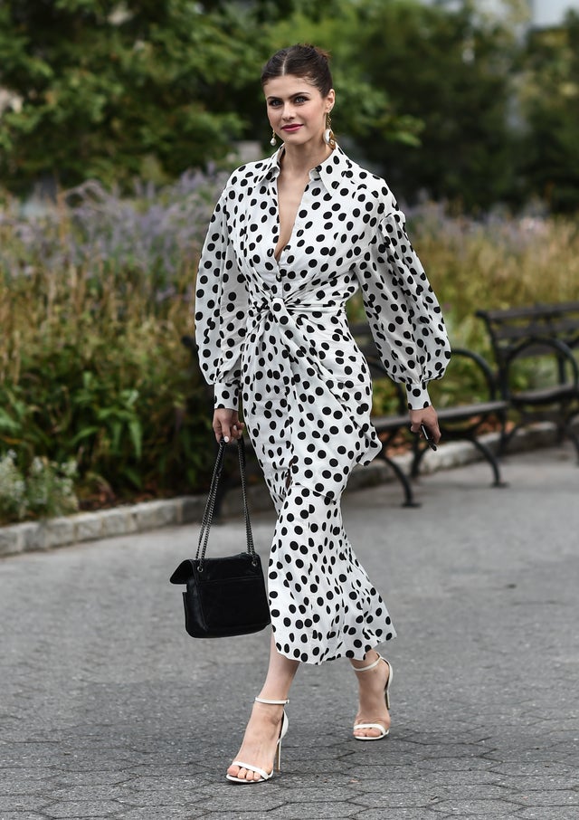 Alexandra Daddario at nyfw