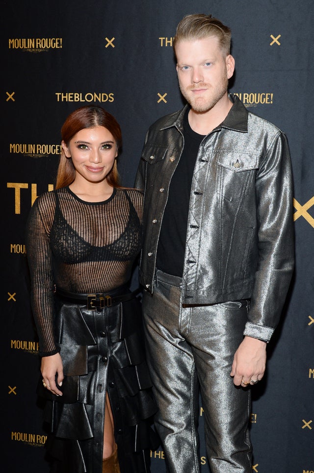 Kirstin Maldonado and Scott Hoying at nyfw