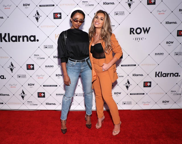 Kat Graham and Jessie James Decker at nyfw