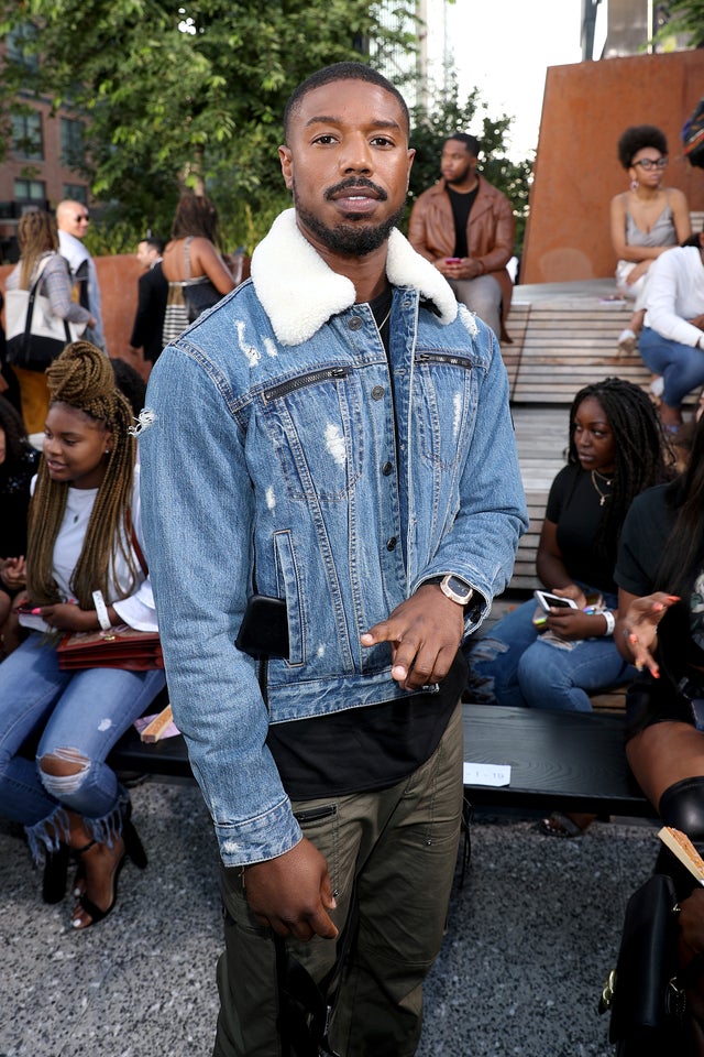 Michael B. Jordan at nyfw