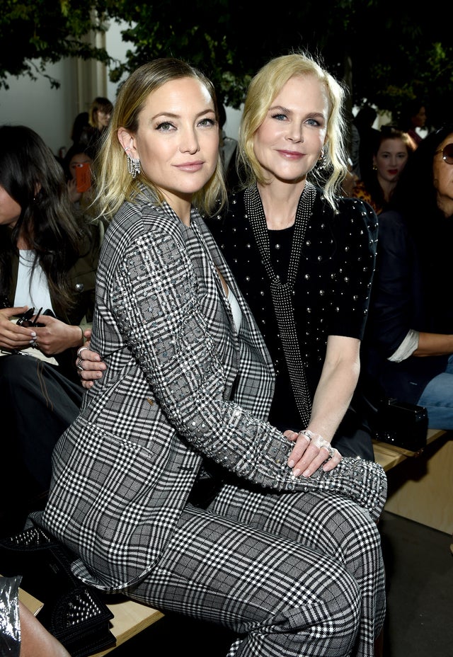 Kate Hudson and Nicole Kidman at nyfw