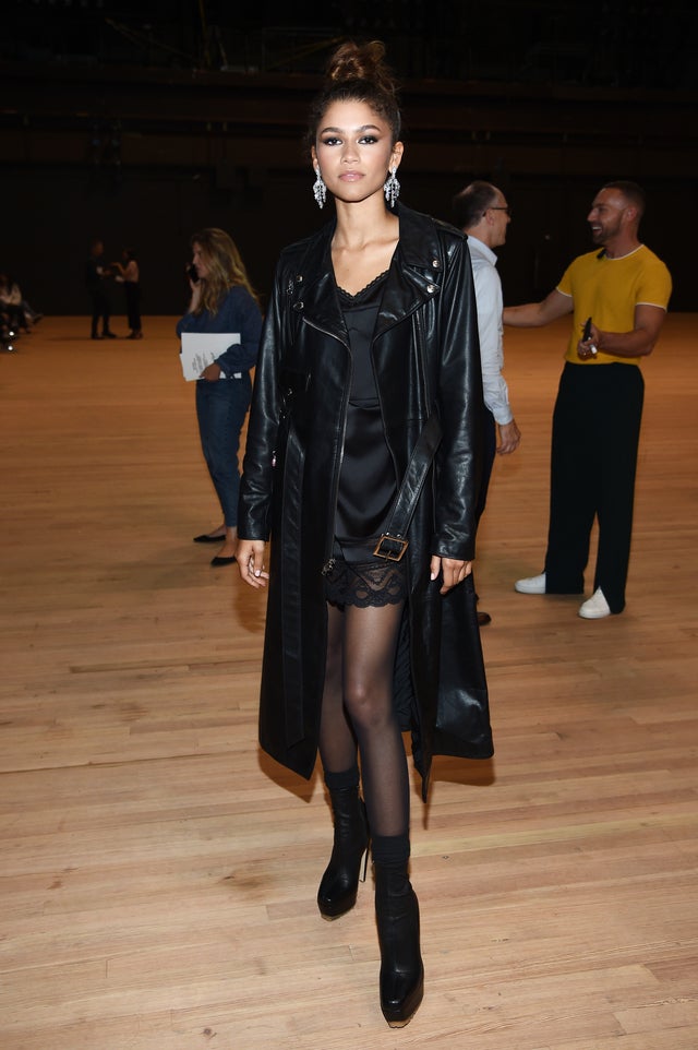 zendaya at nyfw show - marc jacobs