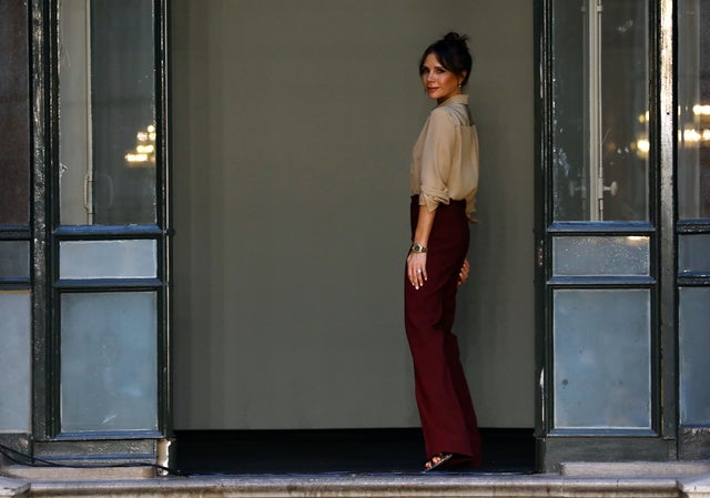 victoria beckham at london fashion week