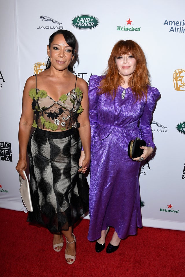 Selenis Leyva and Natasha Lyonne at emmys parties