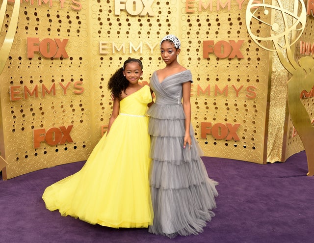 Faithe Herman and Eris Baker at 2019 emmys