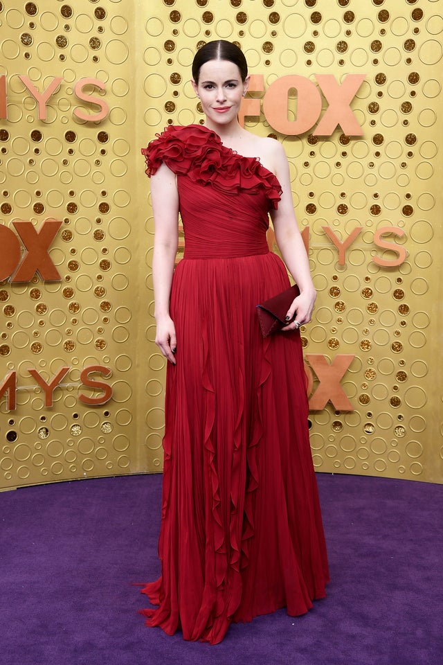 Emily Hampshire at the 71st Emmy Awards