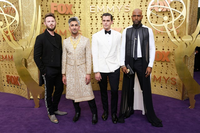 Bobby Berk, Tan France, Antoni Porowski and Karamo Brown at 2019 emmys