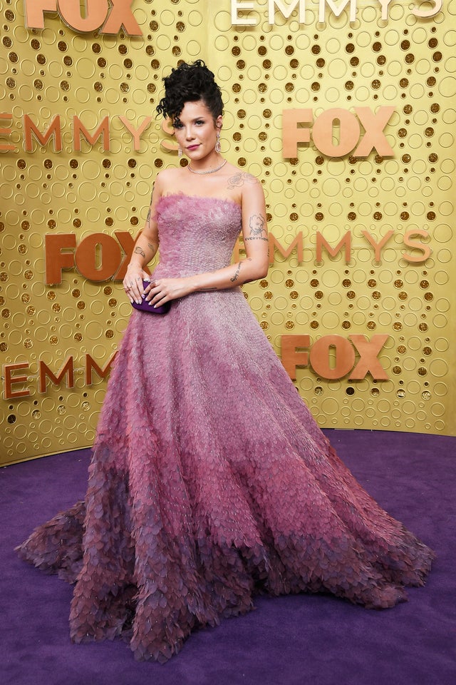 Halsey at the 71st Emmy Awards