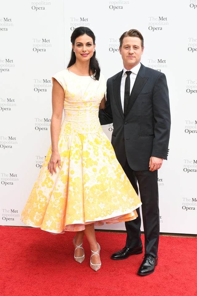 Morena Baccarin and Ben McKenzie at Metropolitan Opera Opening Night Gala,