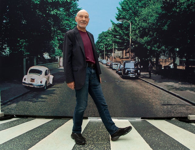 Patrick stewart at the 50th Anniversary Celebration of The Beatles "Abbey Road" In Hollywood 