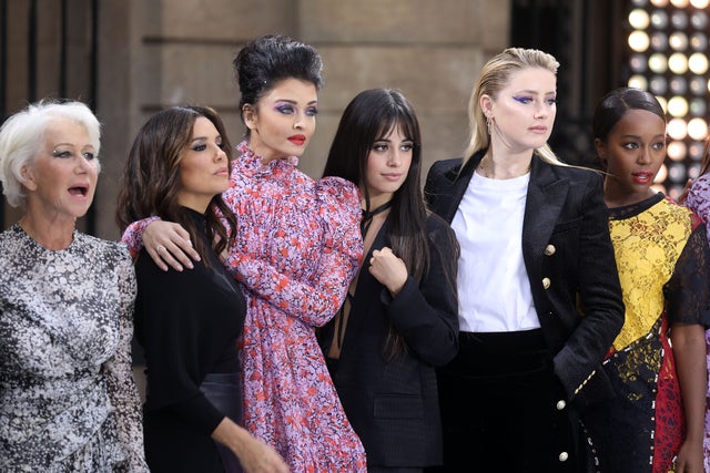 Helen Mirren, Eva Longoria, Aishwarya Rai, Camila Cabello and Amber Heard 