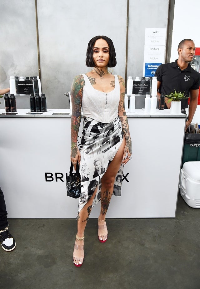 kehlani at nyfw brightfox