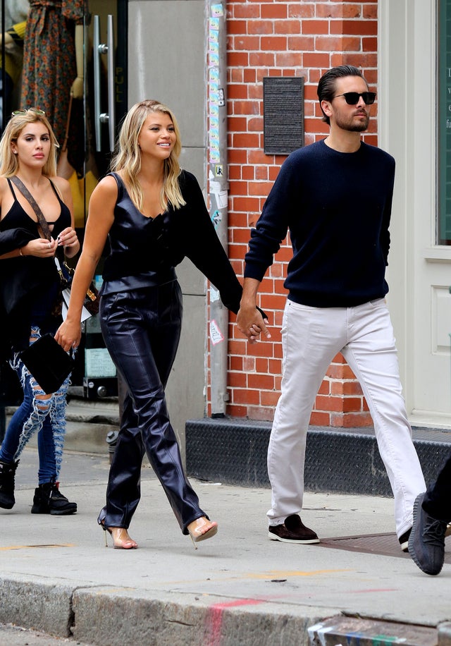 Sofia Richie and Scott Disick