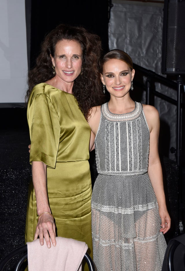 Andie MacDowell and Natalie Portman 