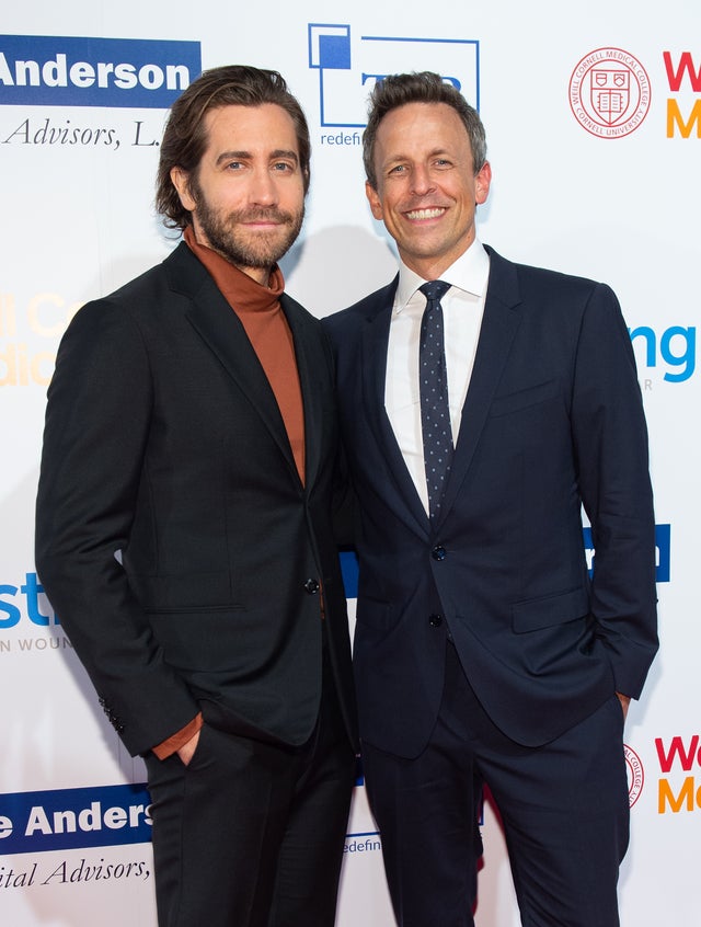 Jake Gyllenhaal and Seth Meyers